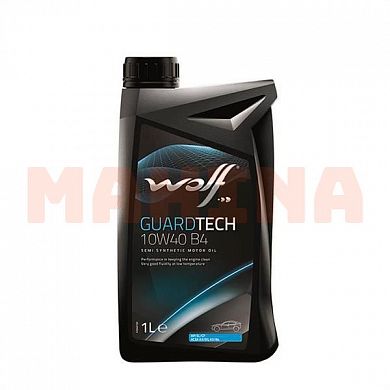 Масло моторное 10W-40 1L WOLF GUARDECH B4 Джили Эмгранд Х7 10W-40