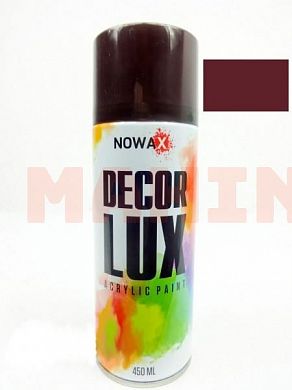 Краска-спрей акриловая NOWAX Decor Lux 3005 красное вино, 450ml NX48025