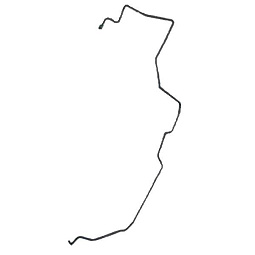 Трубка тормозная №2 Бид Ф3 BYDF3-3506020 - mahina.in.ua