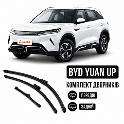 Щетки стеклоочистителя передние/задние (дворники) Бид Юань Ап shetki-yuanup - mahina.in.ua