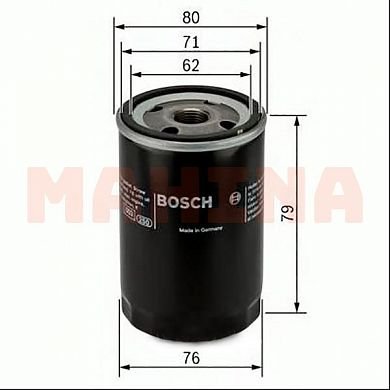 Фильтр масляный BOSCH Бид Г3 10134443-00
