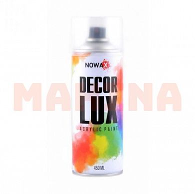 Лак-спрей акриловый NOWAX Lux 9015 прозрачный, 450ml NX48015