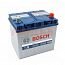 Аккумулятор Bosch 60Ah/12V Japan Euro (0) Джили Эмгранд 7
