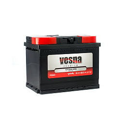 Аккумулятор Vesna Premium 66Ah/12V Euro (1) МГ550 (Морис Гараж) 60Ah/12V - mahina.in.ua