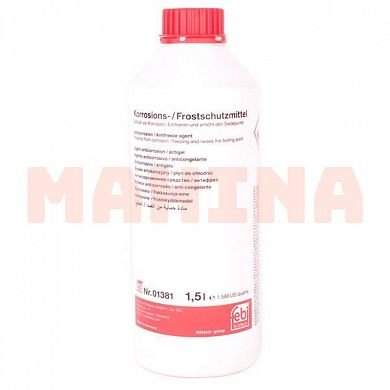 Антифриз концентрат 1.5L FEBI G12 красный Грейт Вол Сейф (Сафе)