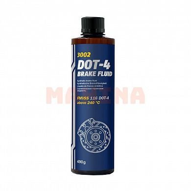 Тормозная жидкость 0.5L MANNOL Бид Г6 DOT-4