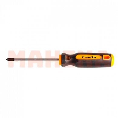 Отвертка крестовая LAVITA PH1x100 мм LA PH1-100