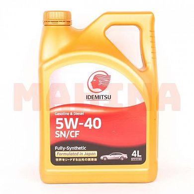 Масло моторное 5W-40 4L IDEMITSU Лифан 620 Солано 5W-40