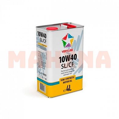 Масло моторное 10W-40 4L VERYLUBE МГ550 (Морис Гараж) 10W-40