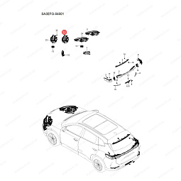 Фара передняя левая Бид Сонг Плюс SA3HK-4121010 - mahina.in.ua