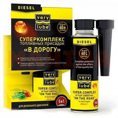 Комплекс присадок для защиты дизельной топливной системы VERY LUBE (баллон) 250мл XA 30029