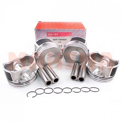 Поршень с пальцем STD (ком-кт 4 шт) INA-FOR Чери Элара 484F-1004020