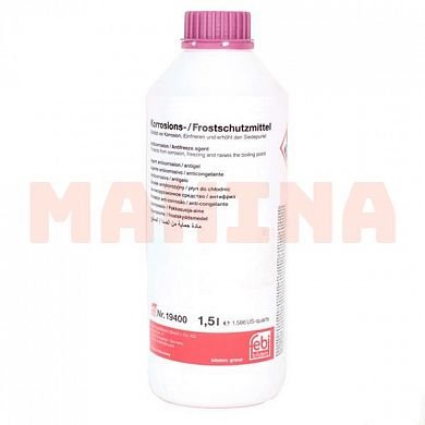 Антифриз концентрат 1.5L FEBI G12+ лиловый -42