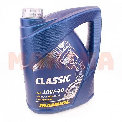 Масло моторное 10W-40 5L MANNOL CLASSIC Чери Амулет 10W-40