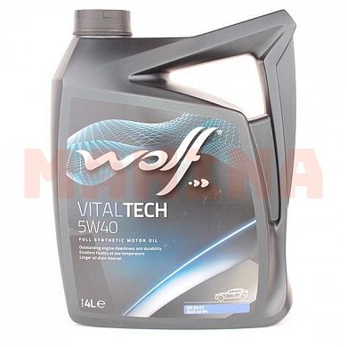 Масло моторное 5W-40 4L WOLF VITALTECH Джили ФС 5W-40