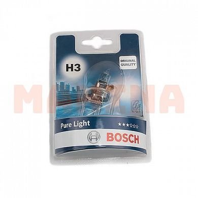 Лампа галогенная BOSCH PURE LIGHT Лифан 520 Бриз 12V 55W