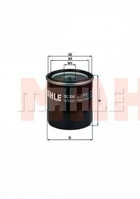 Фильтр масляный MAHLE Лифан Х50 LF479Q1-1017100A