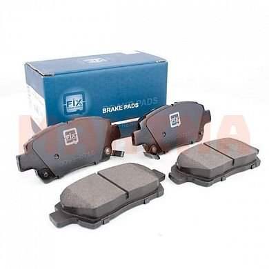 Колодки тормозные передние Q-FIX Джили МК 1014003350