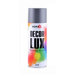 Краска-спрей акриловая Decor Lux 9022 серебряно-серый, 450ml  NX48016 - mahina.in.ua