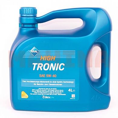 Масло моторное 5W-40 4L ARAL HIGH TRONIC Джили ФС 5W-40