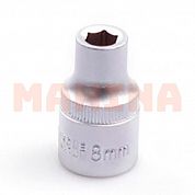 Головка шестигранная LAVITA 1/2", 8 мм.