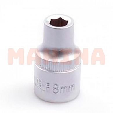 Головка шестигранная LAVITA 1/2", 8 мм. LA 601208