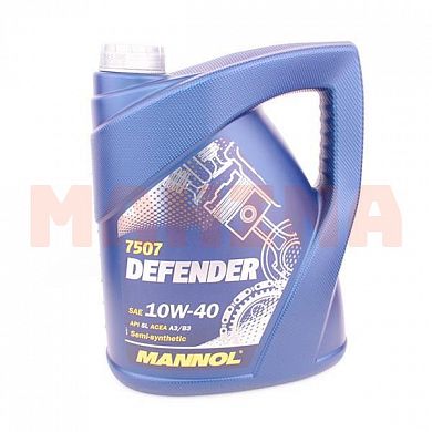 Масло моторное 10W-40 5L MANNOL DEFENDER Джили ГЦ7 10W-40