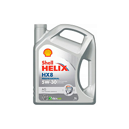 Масло моторное 5W-30 5L SHELL HELIX HX8 PRO AG Бид Г3 5W-30 - mahina.in.ua