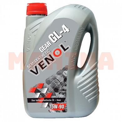 Масло трансмиссионное 75W-90 4L VENOL 75W-90