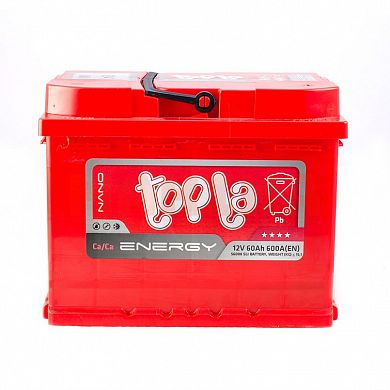 Аккумулятор Topla Energy 60Ah/12V Euro (0) Чери Амулет 60Ah/12V