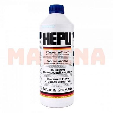 Антифриз концентрат 1.5L HEPU G11 синий Бид Флаер -42
