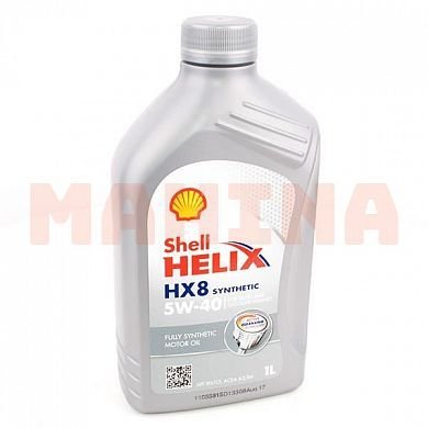 Масло моторное 5W-40 1L SHELL HELIX HX8 Джили ФС 5W-40