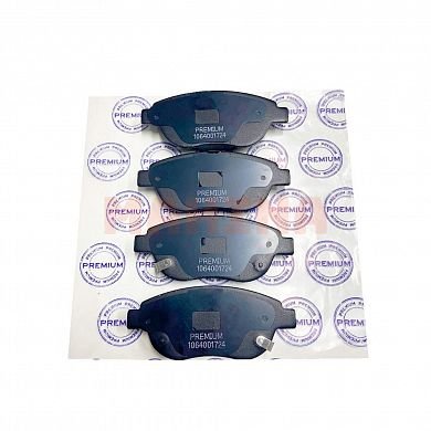Колодки тормозные передние PREMIUM Джили Эмгранд 7 (PR2238) 1064001724