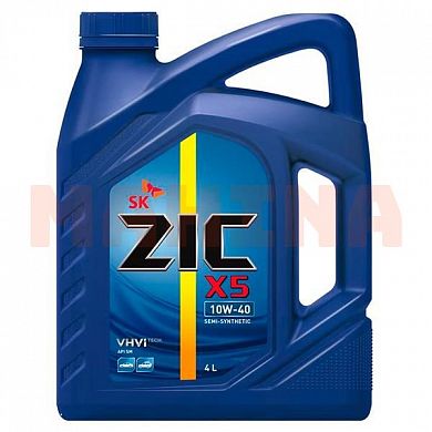 Масло моторное 10W-40 4L ZIC X5 Чери Амулет 10W-40