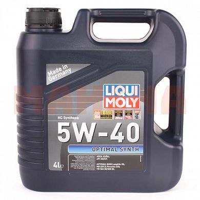 Масло моторное 5W-40 4L LIQUI MOLY OPTIMAL SYNTH Лифан 620 Солано 5W-40