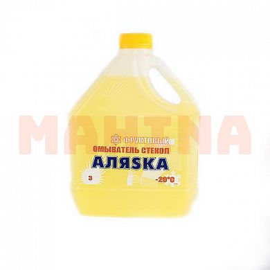 Омыватель стекол 3л АЛЯSКА зимний -20°C (фруктовый) ЗАЗ Форза (Чери А13) зимний