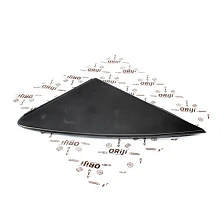 Накладка зеркала заднего вида правого (уголок) Чери Кимо S12-5401021 - mahina.in.ua