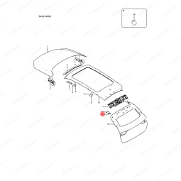 Петля крышки багажника Бид Сонг Плюс SA3F-6306100 - mahina.in.ua