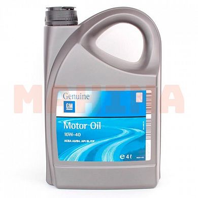 Масло моторное 10W-40 4L GM Чери Амулет 10W-40