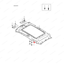Ручка внутренняя потолочная Бид Сонг Л SA-8215010B-00A7 - mahina.in.ua