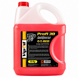Антифриз 10L VIPOIL PROFI красный  701391 - mahina.in.ua