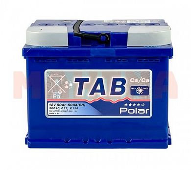 Аккумулятор TAB Polar Blue 60Ah/12V Euro (1) 121 160