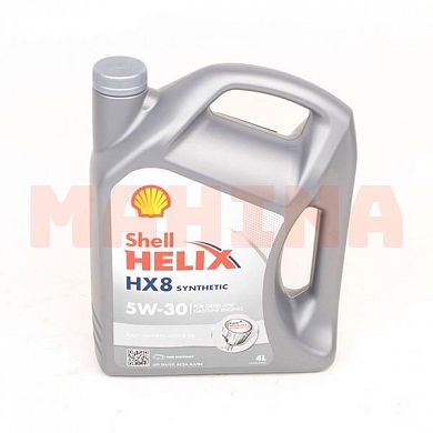 Масло моторное 5W-30 4L SHELL HELIX HX8 Чери Е5 5W-30