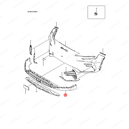 Бампер передний нижняя часть Бид Сонг Плюс SA3HK-2803112 - mahina.in.ua