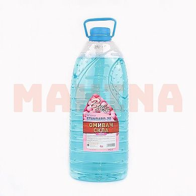 Омыватель стекол 4л STANDART DK зимний -20°C (bubble gum) Джили ФС зимний