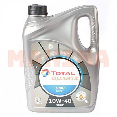 Масло моторное 10W-40 5L TOTAL QUARTZ 7000 ENERGY Чери Амулет 10W-40