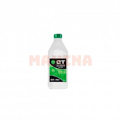 Антифриз 1L QT-OIL зеленый МГ550 (Морис Гараж) -40