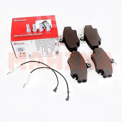 Колодки тормозные передние BREMBO СМА С51 201210170