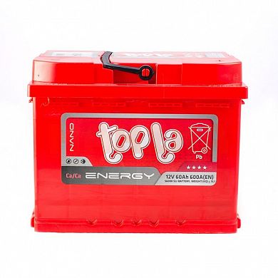 Аккумулятор Topla Energy 60Ah/12V Euro (0) Бид Ф3 60Ah/12V