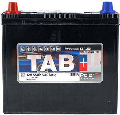 Аккумулятор TAB 55Ah/12V Japan (1) Джили МК Кросс (МК-2) 55Ah/12V